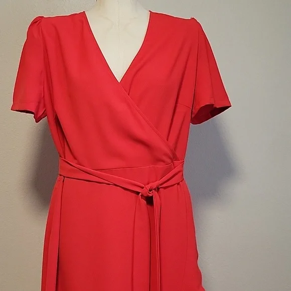 Luxveer Wrapstyle Ruffle Dress - Picture 3 of 5